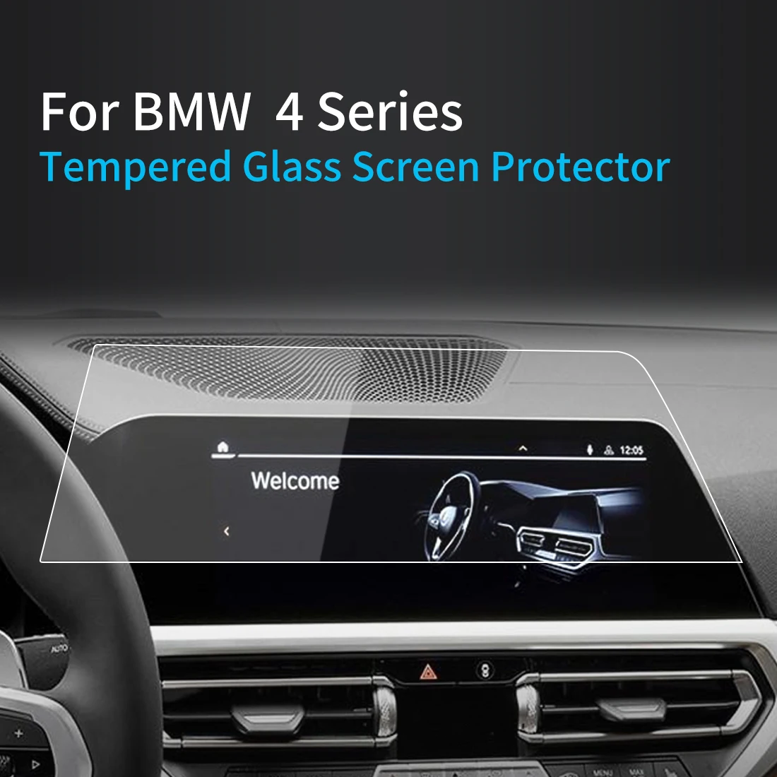 

Защита экрана для 2023 BMW 4 Series 420/425/428/430/440 Центральная зеркальная консоль защита навигатора