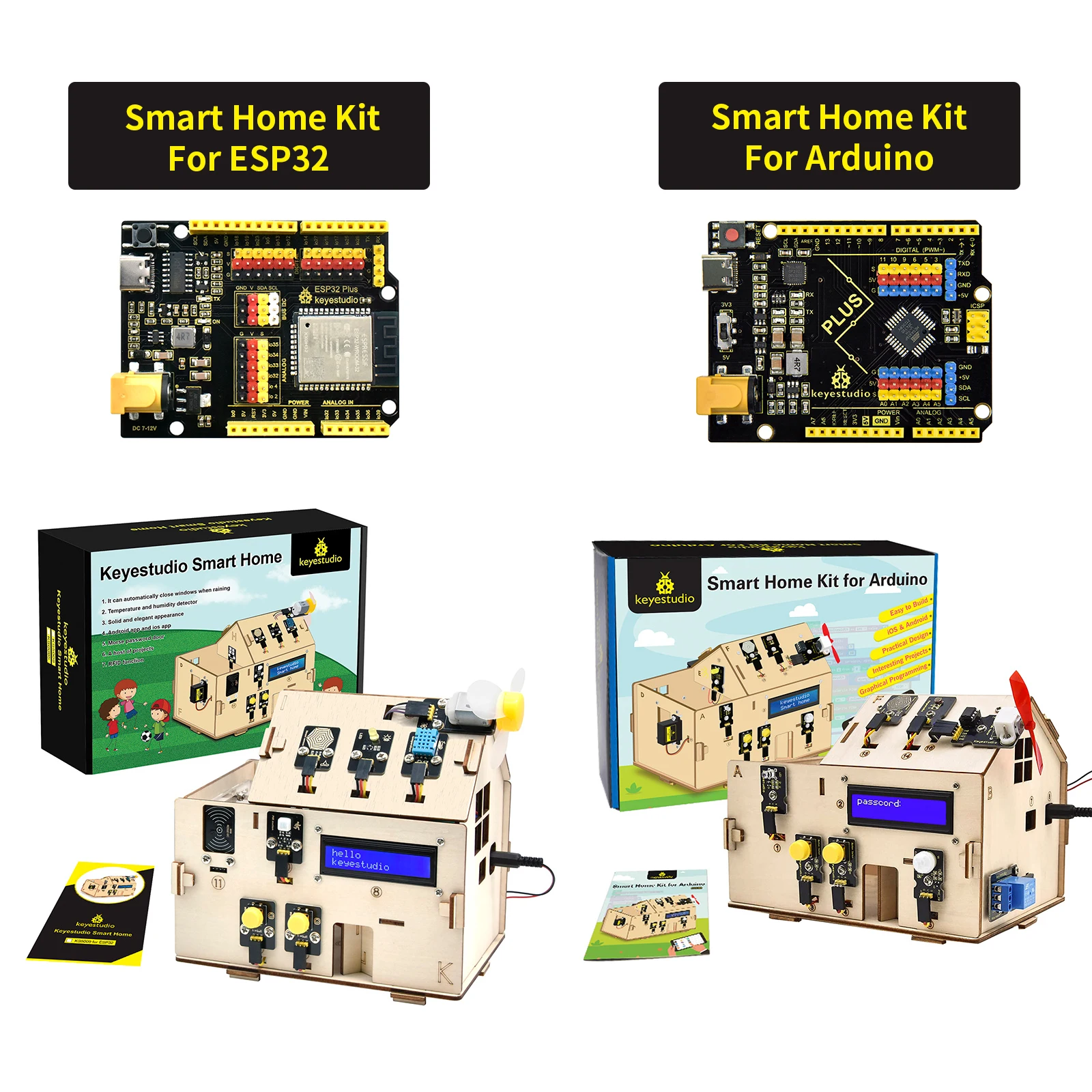 KEYESTUDIO ESP32 IoT Smart Farm Starter Kit De Démarrage Pour