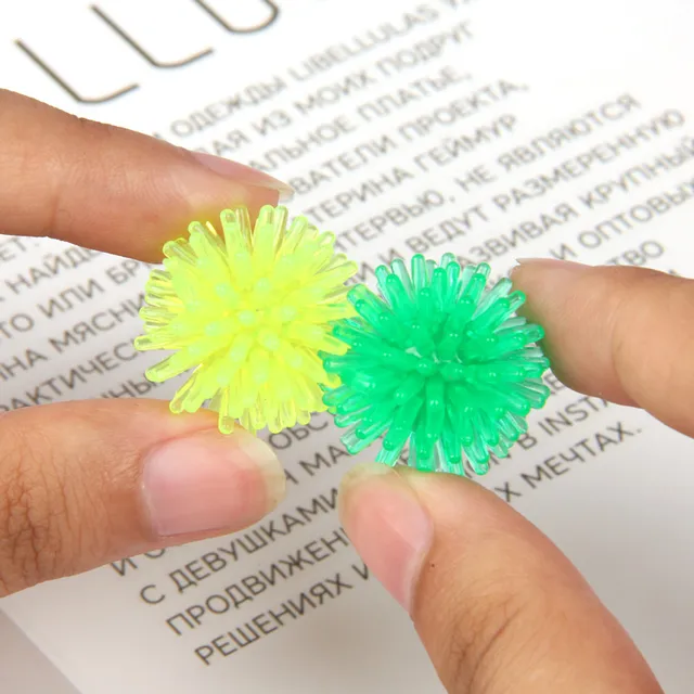 6pcs Spiky Ball Fidget Toy Small Size For Kids Children Autism Sensory ADHD Anxiety Relief Juguete Antiestres Exercise Grip Ball 6
