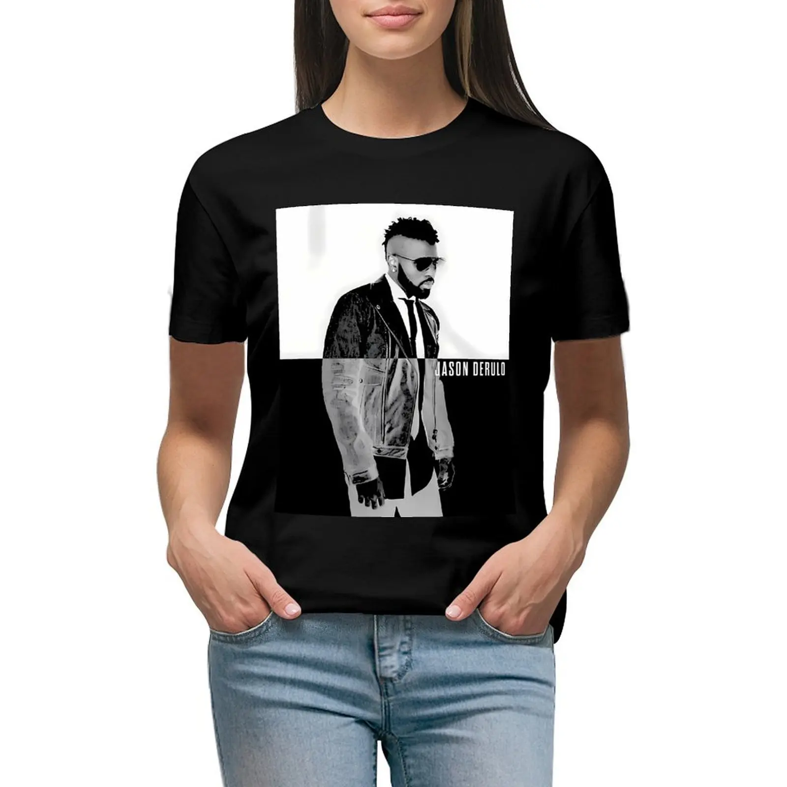 

Футболка женская Ineto Two 2 Derulo American World Tour 2021