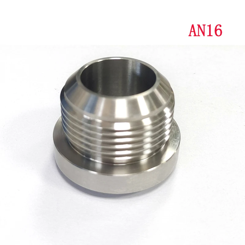 16AN AN16 MALE 304 / 304L STAINLESS STEEL WELD ON / WELD IN FITTING BUNG