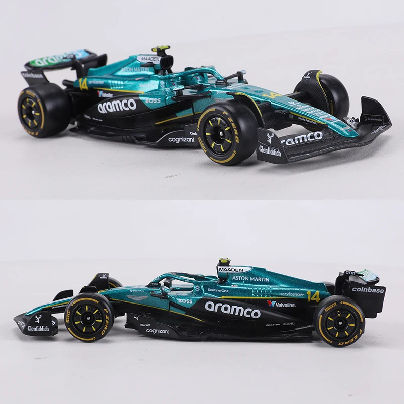 Burago 1:43 Scale Aston Martin F1 Racing Alloy Car Replica