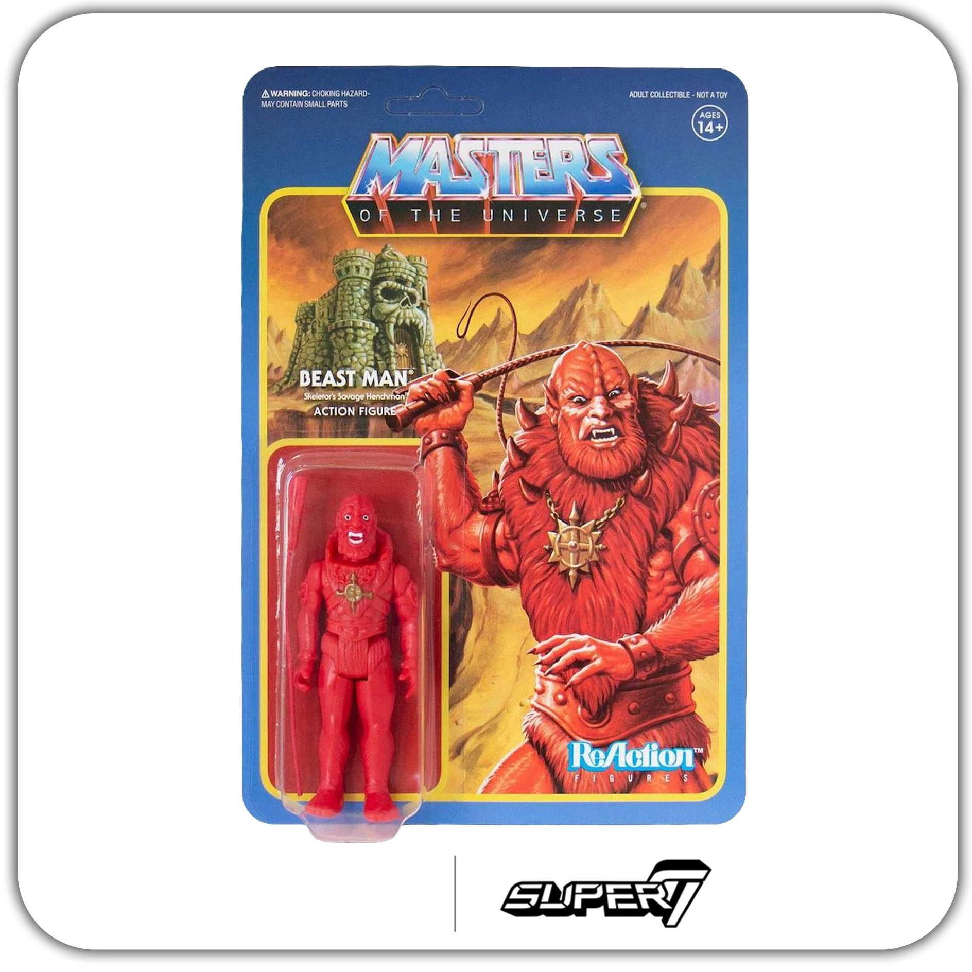 Masters of the Universe Super 7 ReAction MAN-AT-ARMS Action Figure 10cm