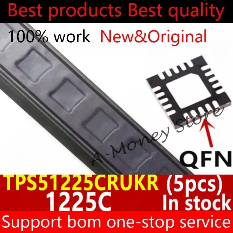 

(5pcs)TPS51225CRUKR TPS51225C 1225C QFN-20
