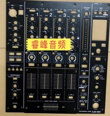 DJM850 DJM 850 panneau noir dj lecteur de disque 850 plaque de fer ensemble  complet fader plaque grande plaque | AliExpress