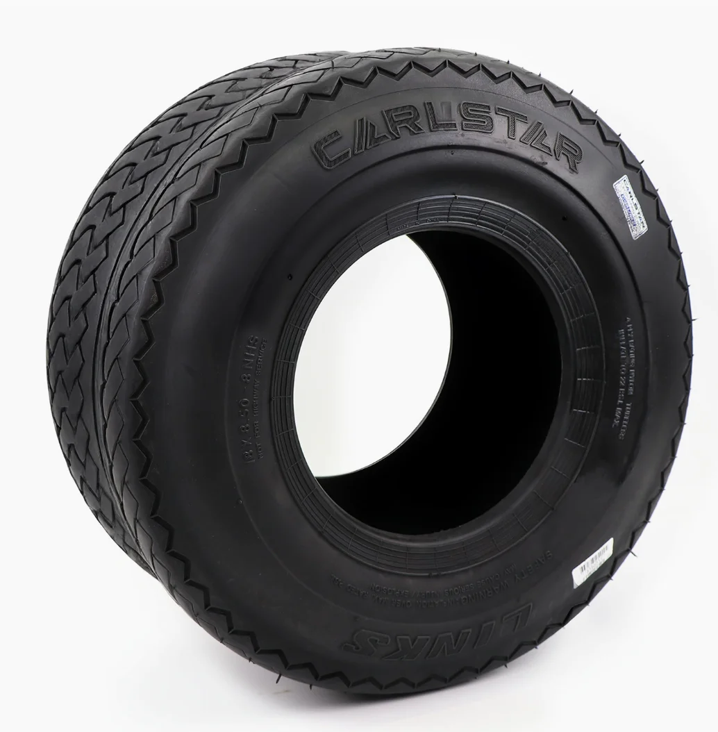 칼스타 CARLSTAR 4겹 싱글 타이어 18X8.50-8 4륜 관광 차량 타이어 ..