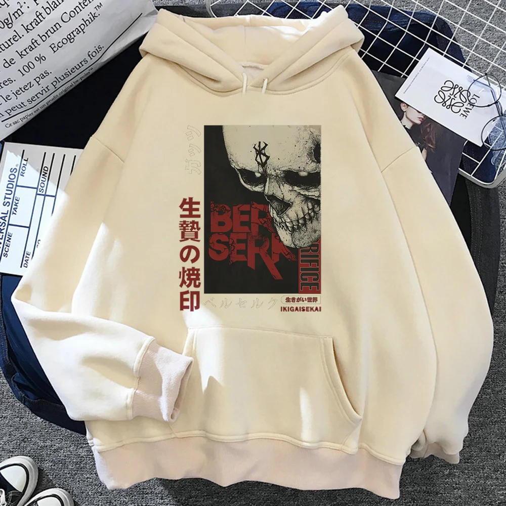 

Berserk hoodies women Fleece 90s clothing tracksuit female Winter Pullover