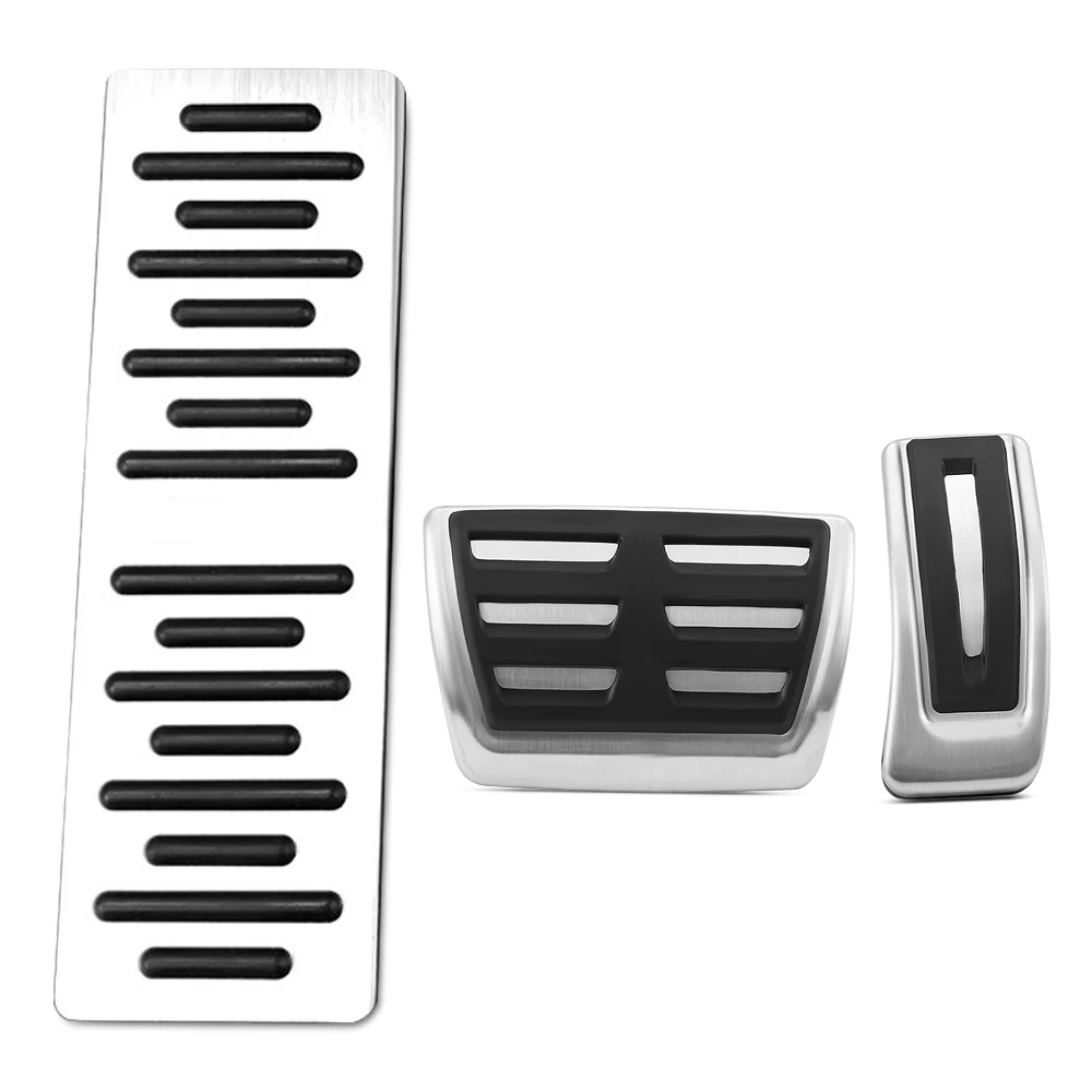 Stainless Steel Car Pedals For Audi E-Tron Q4 / Porsche Macan Macan S-Auto Pedal Cover