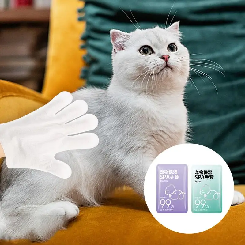 

Pet Bathing Wipes for Cats Dogs Safe Tea Tree & Coconut Oil Enriched Cleaning Wipes 14PCS Dog Deodorizing Wipes for outdoor