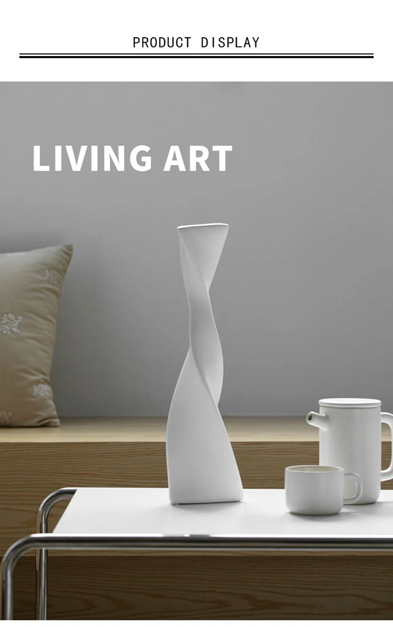 Nordic Rotary Ceramic Vase