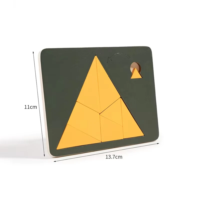 Wooden Geometric Puzzles Challenge Impossible Brain Burning Decompression IQ Tangram Brain Teasers Jigsaw Puzzle for Adults Kids jigsaw puzzles wooden jigsaw puzzles educational puzzles mini jigsaw puzzle