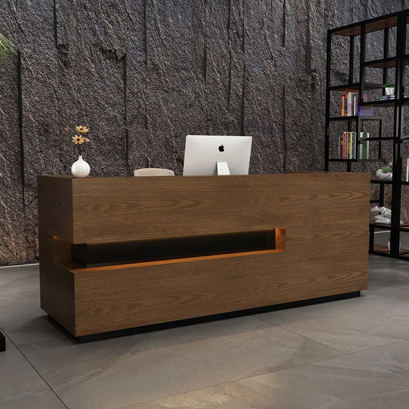 Standing Reception Executive Desk Front Checkout Register Modern Spa Desk Office Salon Comptoir De Caisse Boutique Bar Furniture