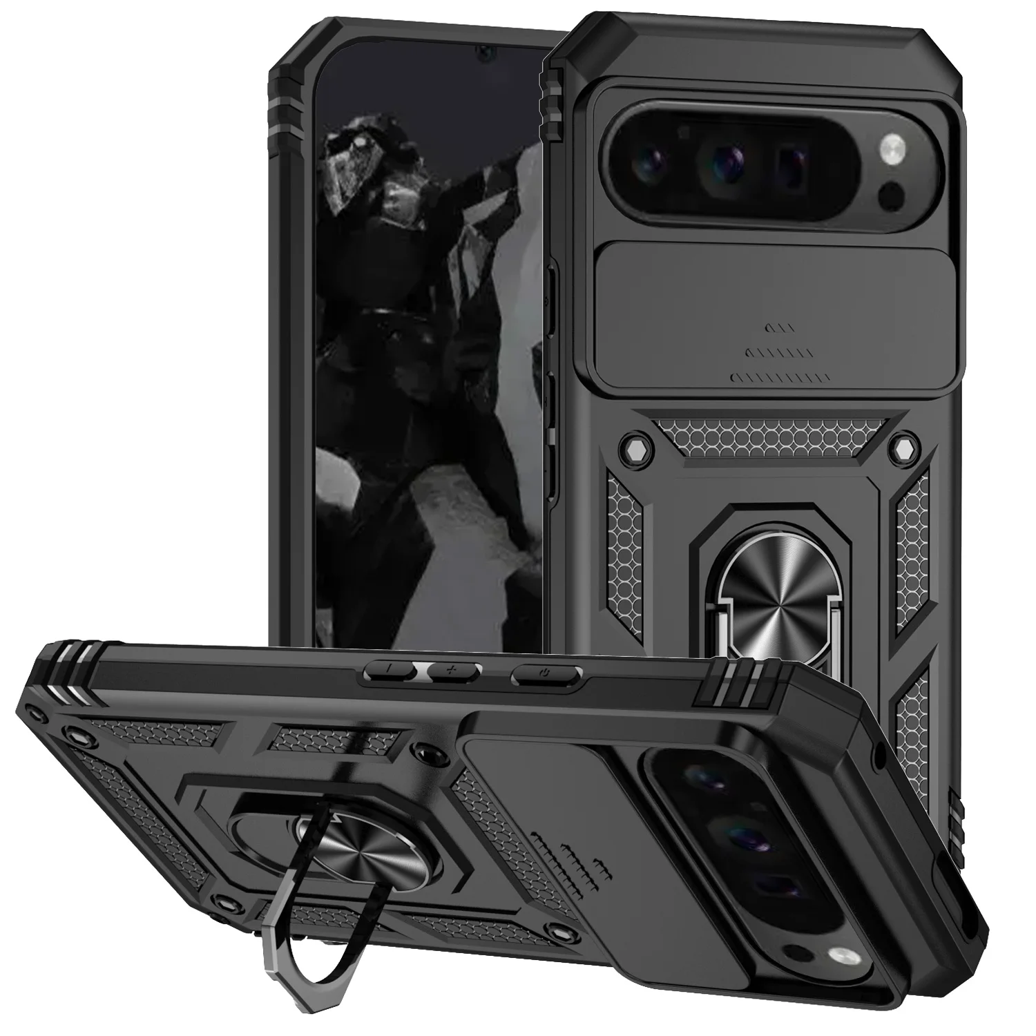 Military Armor Case For Google Pixel 9 Pro XL 8A 7...