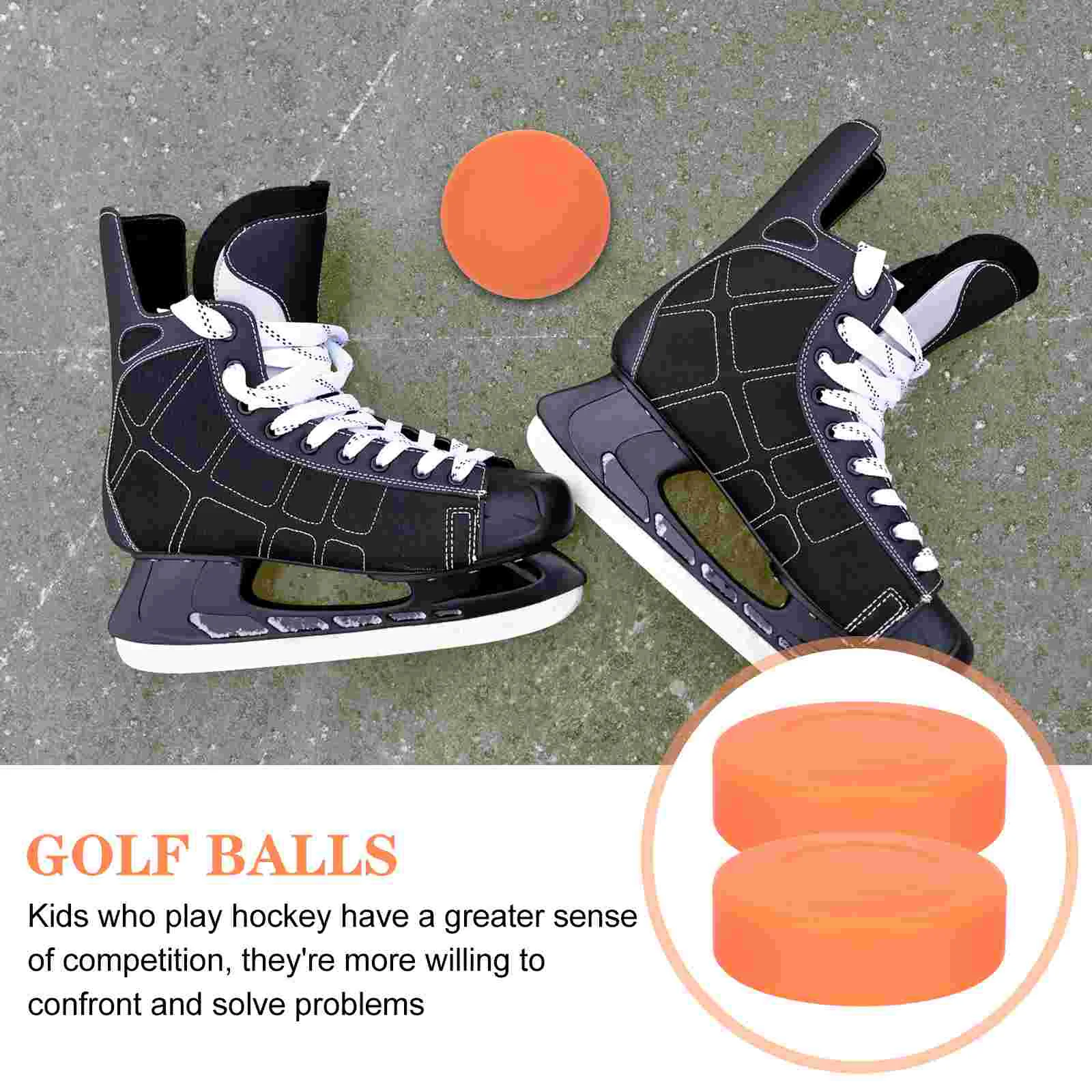 4pcs Ice Hockey Practice Rubber Sports Supplies Training Adults Children Low Friction Sliding Smooth Roller Field Team