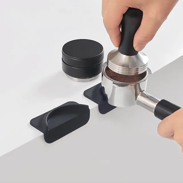 Coffee Tamper Mat Food Grade Silicone Pad Coffee Machine Handle Bar Corner Pad Press Powder Cloth Powder Auxiliary Mat