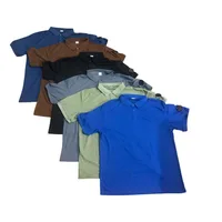 Polo à col boutonné pour homme, style été européen et américain, CP, polo de sport respirant à manches courtes pour couple 2