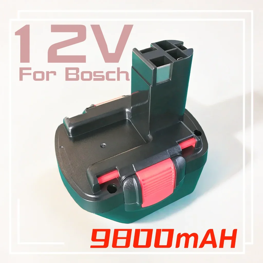 

For Bosch 12V 9.8Ah PSR 1200 Rechargeable Battery GSR 12V AHS GSB GSR 12 VE-2 BAT043 BAT045 BAT046 BAT049 BAT120 BAT139