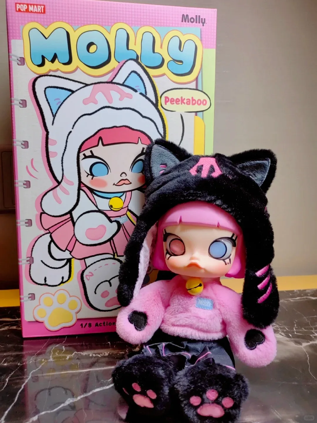 Genuine Pop Mart Molly Peekaboo 1/8 Action Figure Blind Box Gift