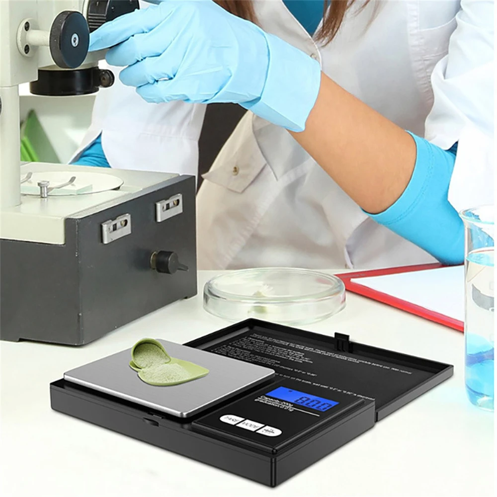 High-Precision Digital Kitchen and Jewelry Scale with LCD Display