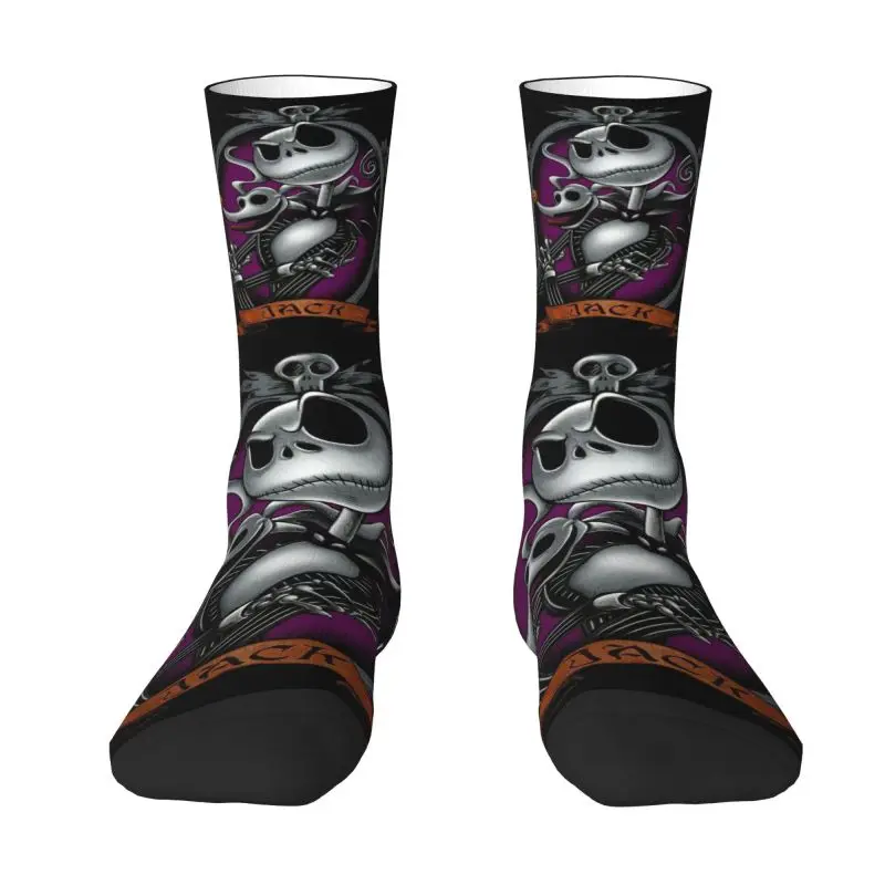 The Nightmare Before Christmas Dress Socks Mens Womens Warm Funny Novità Horror Movie Crew Socks