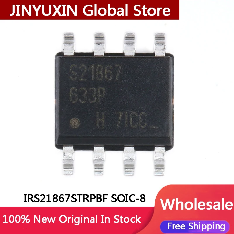 10-100Pcs 새로운 IRS21867STRPBF IRS21867 SOIC-8 600V 높은 측면 및 낮은 측면 그리드 드라이버 SMD IC 칩 재고 있음