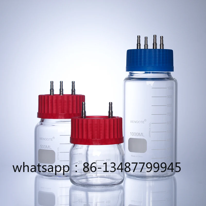GL80 wide-mouth feeding bottle Special feeding bottle for fermentor in reagent bottle.