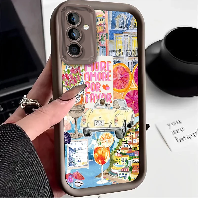 Lemon Cocktail Design Smartphone Case Cover