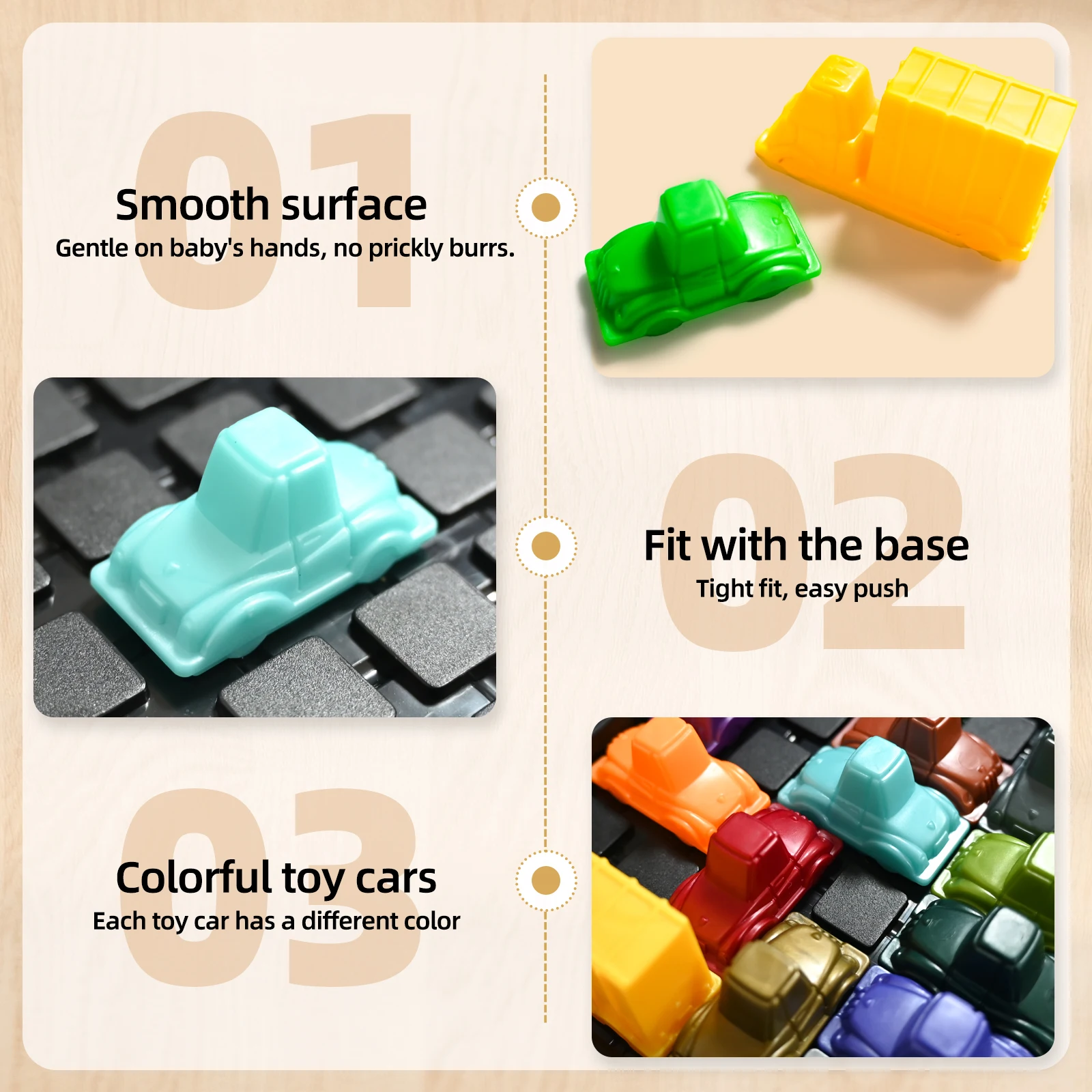 Rush Hour Traffic Puzzle Game for Kids - Engaging Logical Reasoning Toy