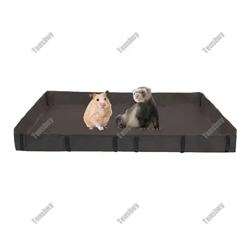 PVC Mesh Cloth Guinea Pig Cage Bottom Waterproof Inner Liner Small Pet Ferrets Rabbits Hamster Hedgehog Habitat Fence Base Pads 1