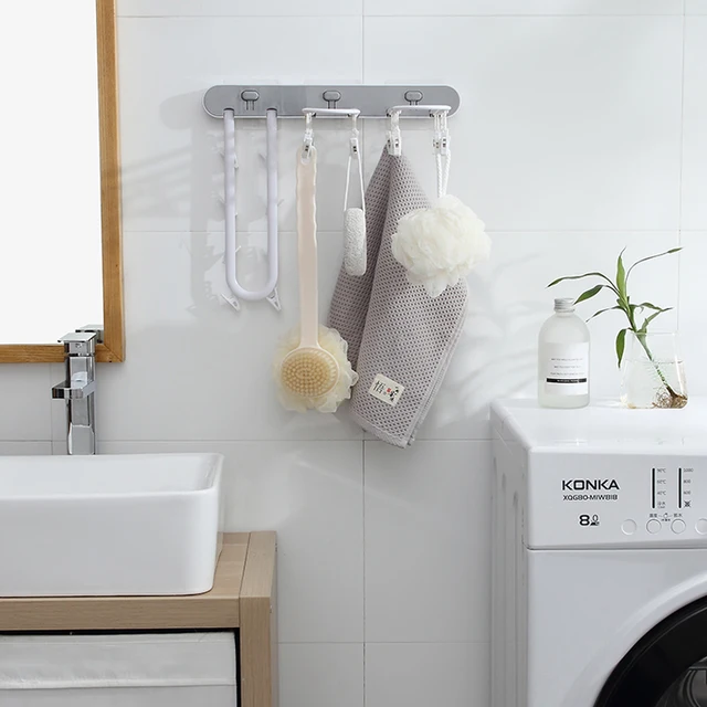 1Dcs Multifunkciós Paszta Típusú Tároló Állvány Egyszerű Otthon Ush Összecsukható Zokni Többports Fehérnemű Fogasok - Image 6