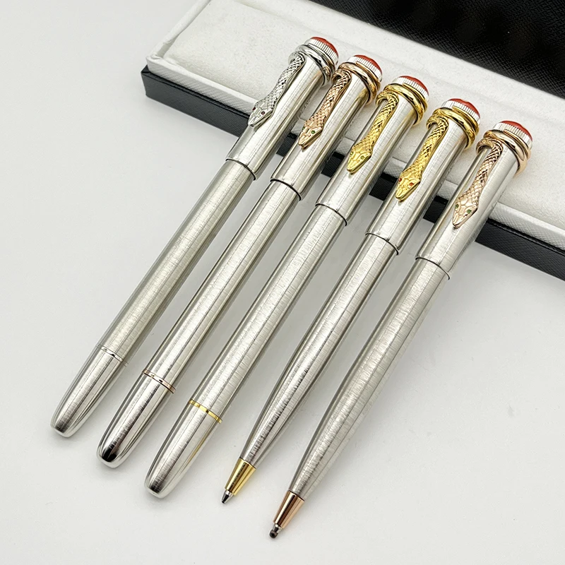 

Inheritance Series MB Classic Fountain Rollerball Ballpoint Pen with Exquisite Snake Clip Writing Smooth