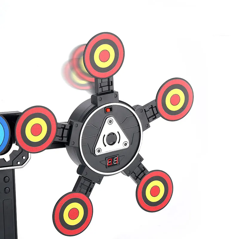 360&deg; Rotating Movable Electronic Scoring Target Automatic Return Dmart Toy Gun Target Shooting Accessories