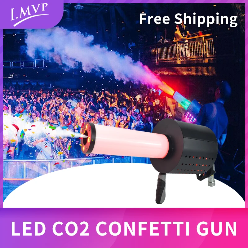 

I.MVP Led 7 Colors Co2 Jet Confetti Cannon Machine Gun for Dj Party Night Club