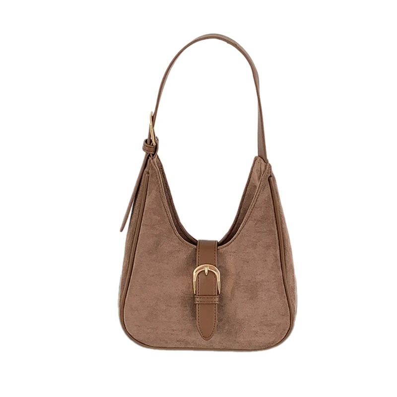 Women Simple Small Shoulder Bag Modern Design Handbag Easy to Carry Underarm Bag Ample Storage Perfect for Daily Use E74B