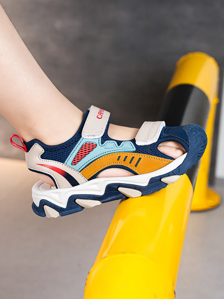 Description Picture 2 of itemBreathable Sport Sandals Summer Sandals for Boys Girls Casual Beach Shoe Comfortable Soft Sole Kids Shoes Fashion Non-slip Shoes