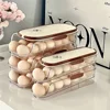 Egg Storage Box Multi-layer Automatic Egg Rolling Tray Rack for Storage of Refrigerator Special Food Grade Fresh Egg Storage Box 3