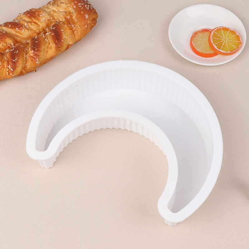 1pc Moon Shape Silicone Cake Mold Eid Mubarak Ramadan Dessert Mousse Biscuit Bread Mould For Kitchen Baking