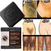 Bamboo Charcoal Handmade Essential Oil Soap Deep Cleansing Oil Control Blackhead Remover Face Wash Skin Moisturizing Hair Bath 1