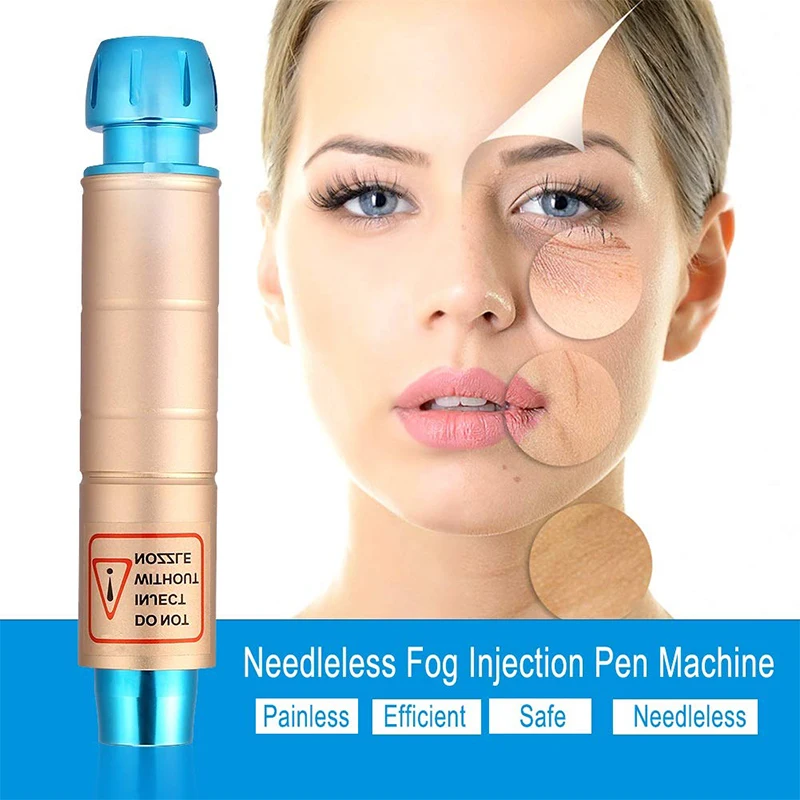 0.5ml gold Noninvasive injection pen Atomizer Sterile Hyaluronic Acid Pen Therapy Hyaluronic Gun Disposable Lip Injection Pen