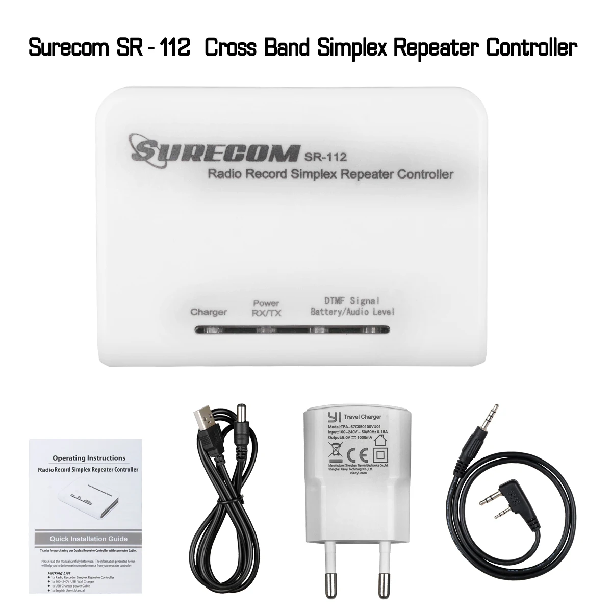 SR112 Cross Band Simplex Repeater Controller Baofeng UV5R 888S Zastone V8 Quansheng