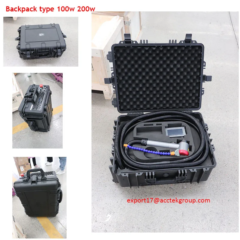 Laser-Rust-Remover-Backpack-100w-200W-Fiber-Laser-Cleaning-Machine ...