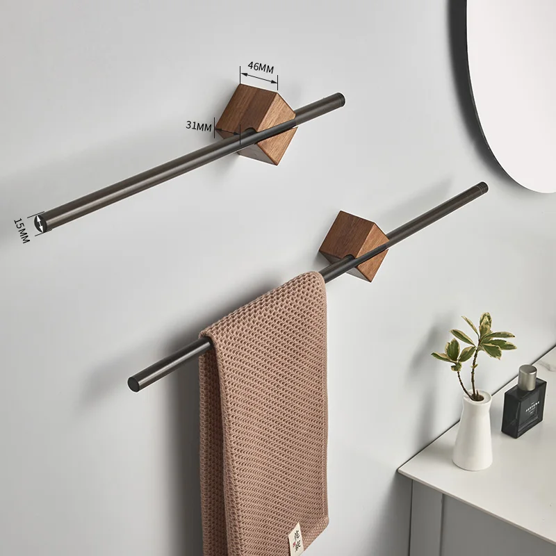 40/50cm Towel Rack Hanger Bath Wall Hanging Bars Acrylic Bathroom Shelf Kitchen Storage Rack towel rack towel holder bathroom facilities