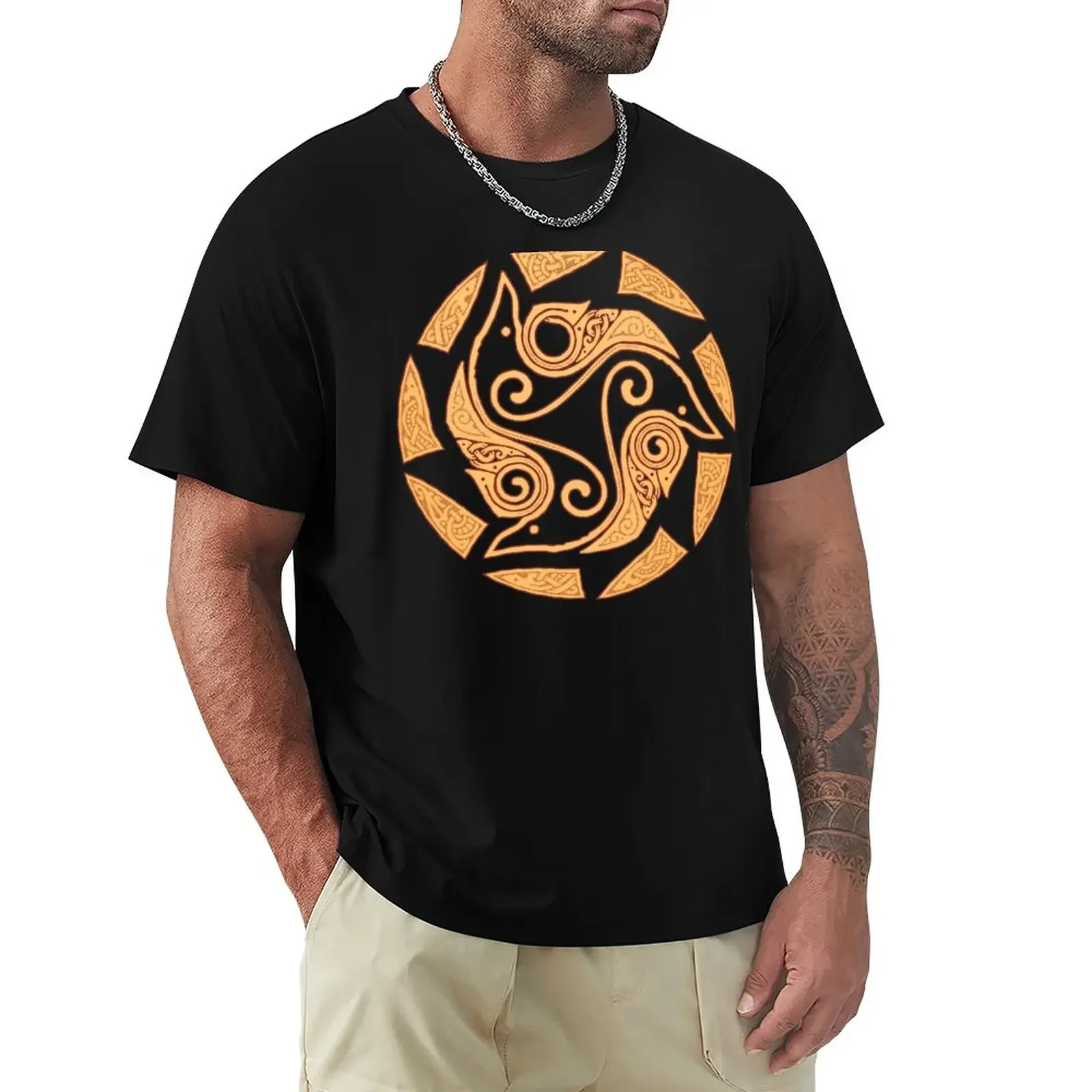 

RAVEN'S SUN T-Shirt tops summer clothes Blouse funny t shirts for men