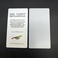 CBD Tarot De Marseille Cards with Guide Book for Beginners Oracle Divination Prophet Prophecy Card Poker 2