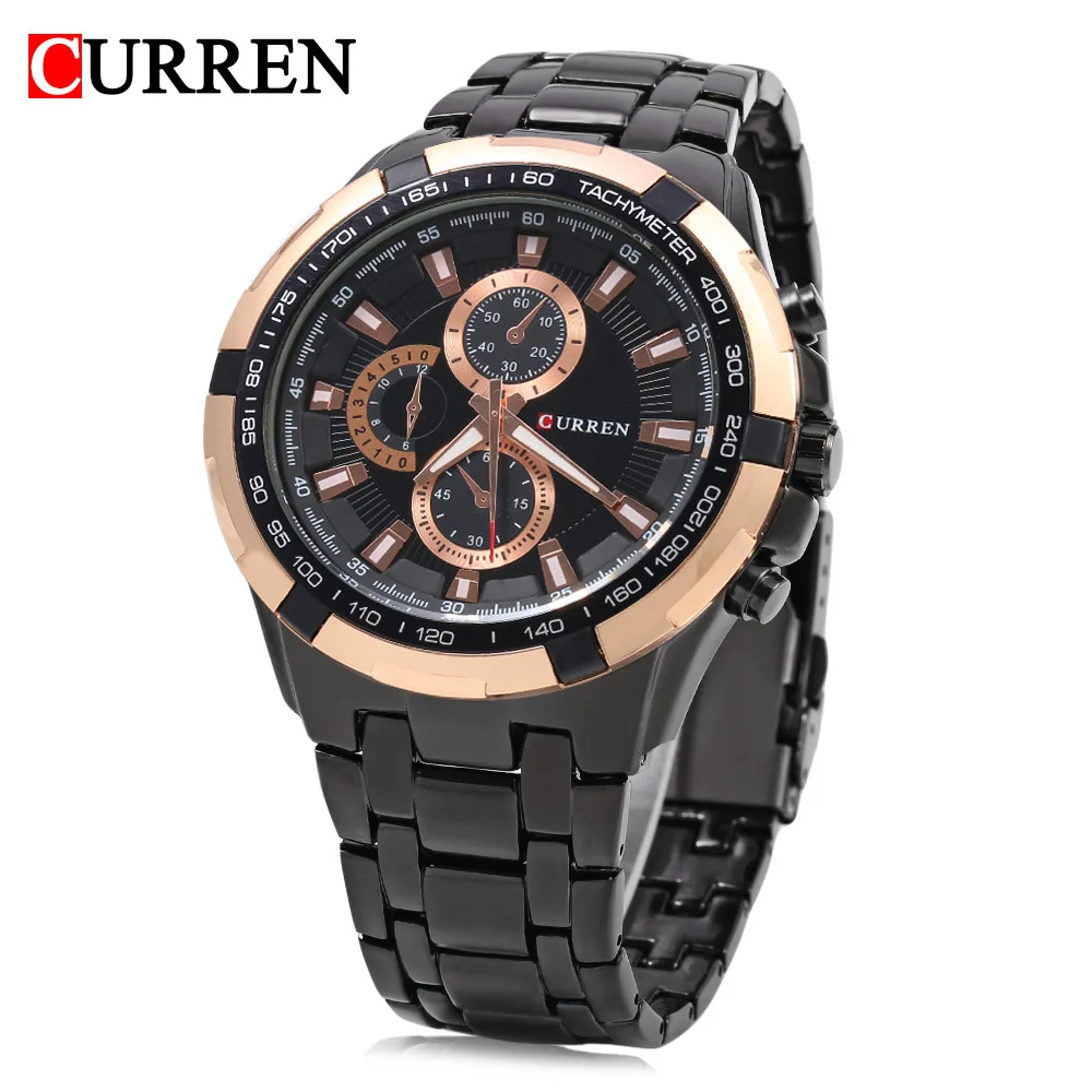 

Curren Classic Men Watch Chronograph Mens Watches Reloj Hombre Military Quartz Wristwatch Mens Clock Relogio Masculino