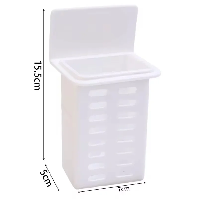 Wall-mounted Drain Racks Multifunctional Kitchen Utensil Storage Basket Chopstick Fork Draining Holder Tableware Organizer Boxes