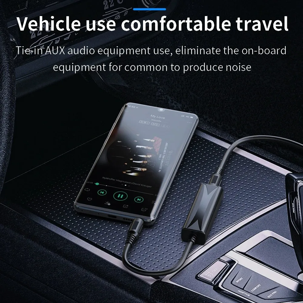 Audio Noise Filter 3.5mm Anti-interference Ground Loop Noise Isolator Eliminate Cancelling for Home Stereo Car Audio System