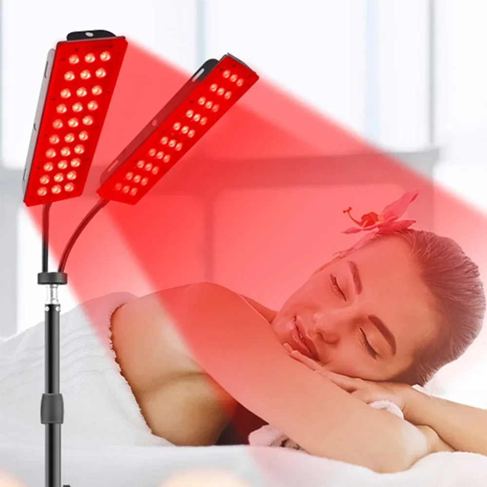 Astarexin Double Heads LED Red Light Lamp Infrared Light 850nm Near Infrared Device Full Muscle Body Pain Relief Skin Care