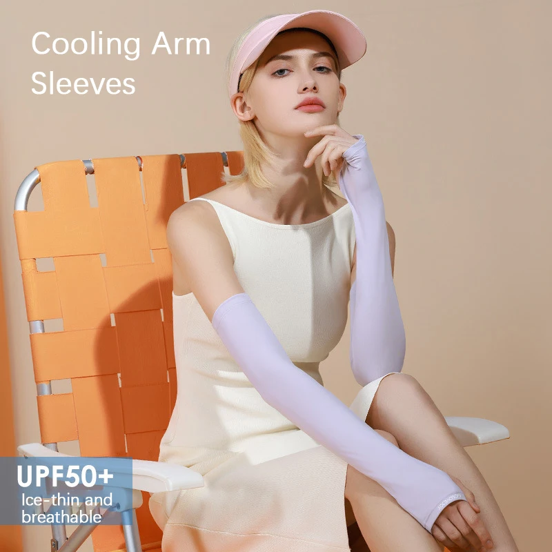 

Summer Ladies Sunscreen Sleeve Sets Anti-ultraviolet Sweat Absorbent Breathable Hand Sleeve