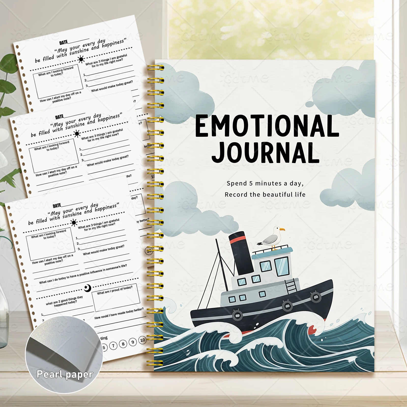 Emotional Wellness & Self-Care Planner: Mental Health Workbook and Anxiety Management Tracker